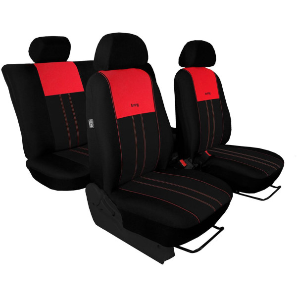 Universal "TUNING DUE" seat covers (textile)