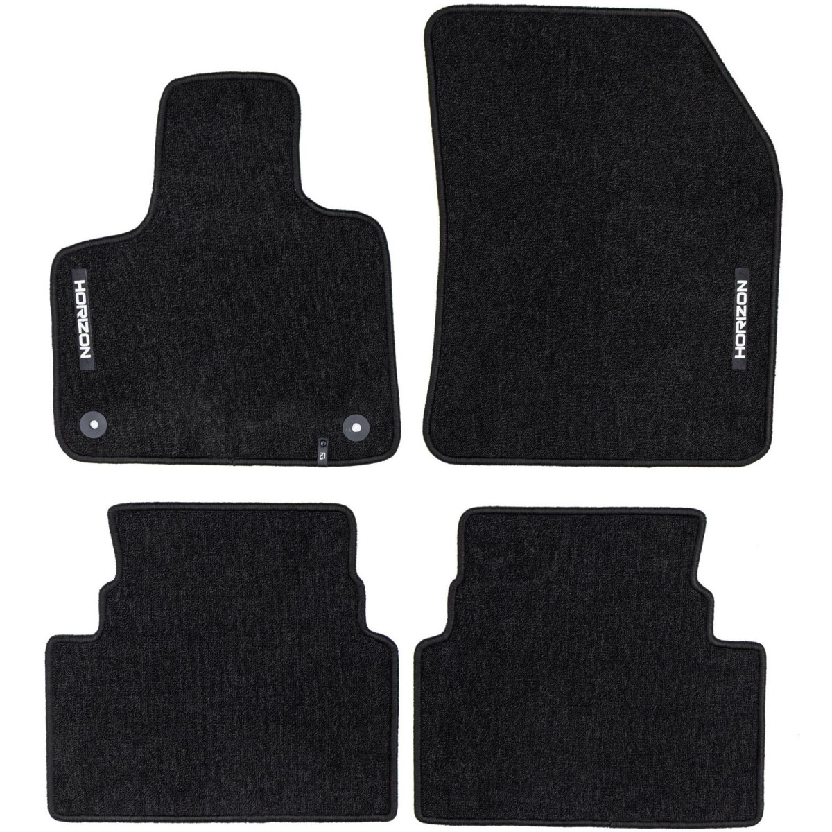 Textile mats HORIZON Citroen C5 Aircross from 2017 (1 row, 2 row)