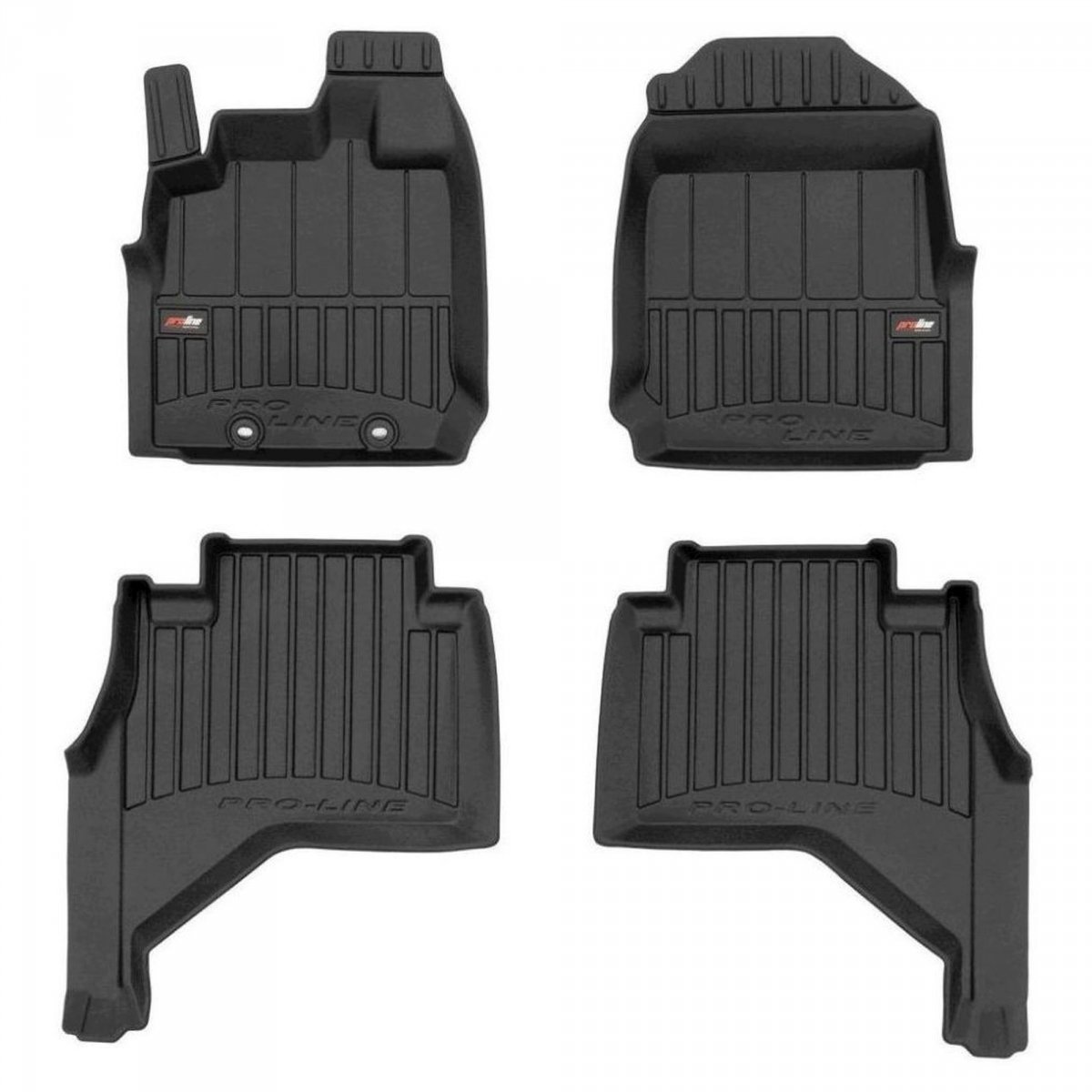 Rubber mats Proline Isuzu D-MAX III from 2019 (4 doors, double cabin)