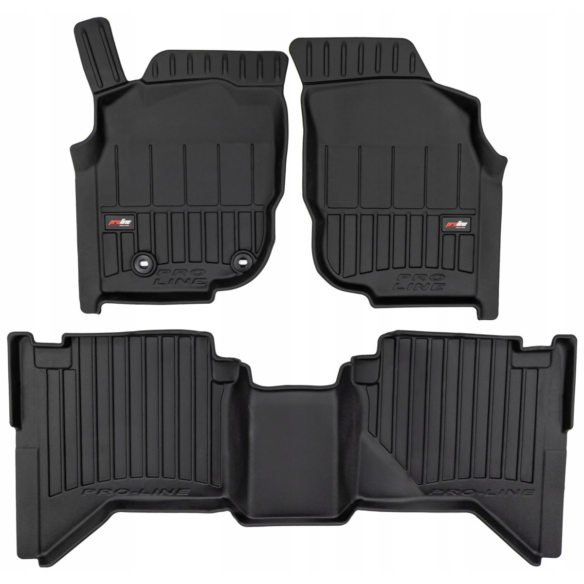 Rubber mats Proline Toyota Hilux VII Pickup 2005-2015