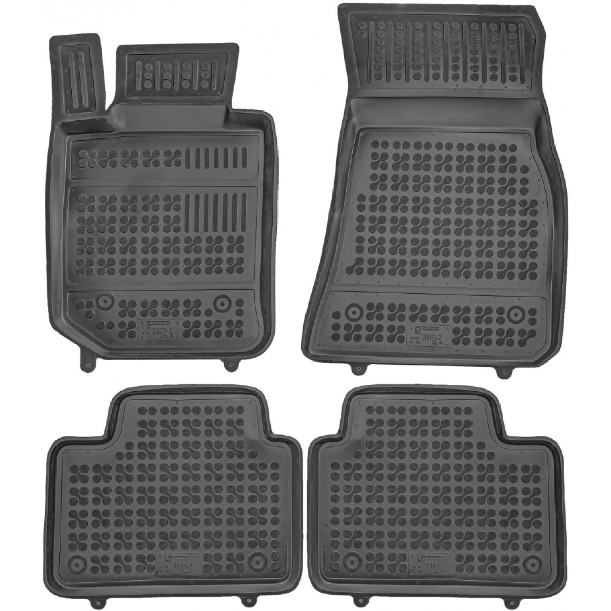 Rubber mats BMW 3 (G20/G21) 2018-2026 (Plug-in Hybrid (PHeV), M-SPORT PACK)