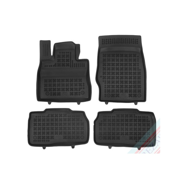 Rubber mats Ford Explorer VI from 2020 (Plug-in Hybrid (PHeV), drive 4x4)