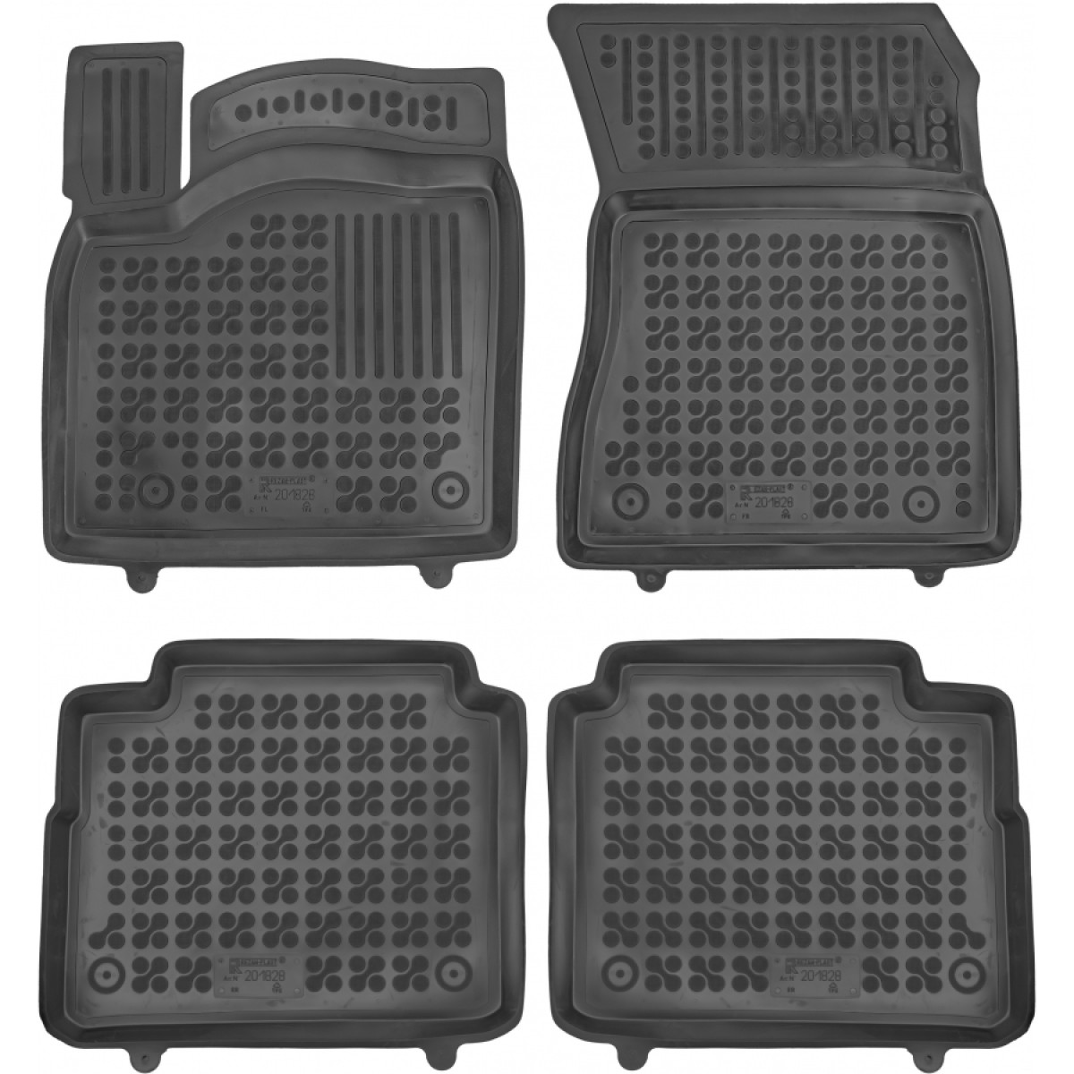 Rubber mats Nissan X-trail IV e-Power (T33) 4x2 (FWD), 4x4 (AWD) from 2022 (5 places)