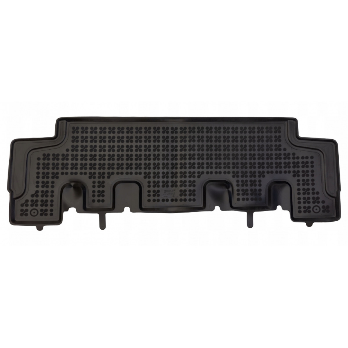 Rubber mats Renault Trafic III from 2021 (3 row, Doors open on both sides, fixed (non-sliding) seats)