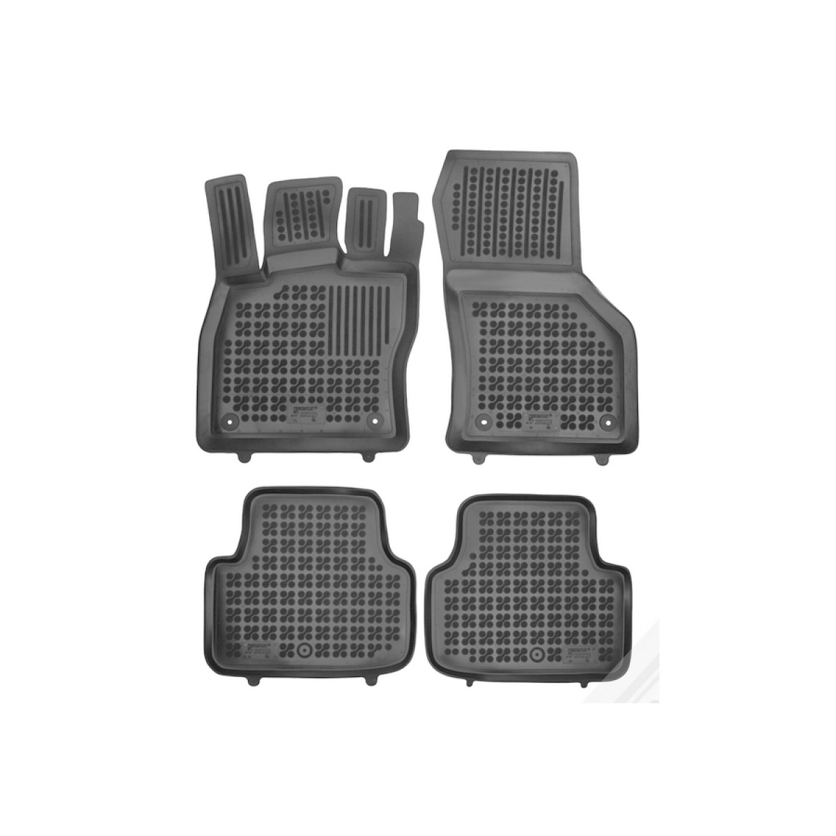 Rubber mats Skoda Octavia IV Liftback, petrol, diesel, facelift from 2024