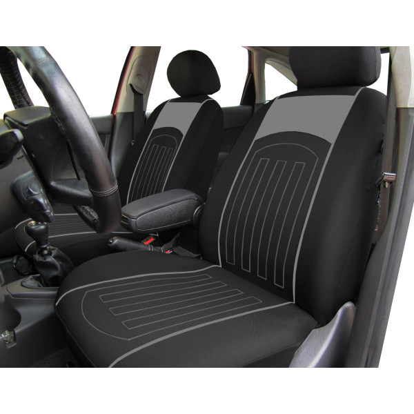 TUNING DUE seat covers (textile) Ford Transit Custom Double Cab VII (5  places)