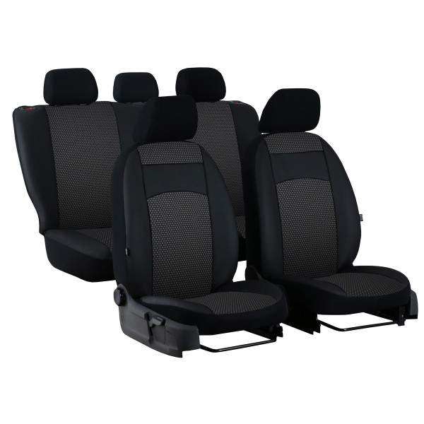 ROYAL seat covers (eco leather, textile) Citroen Berlingo III 2018-2024 (3 places) 2+1
