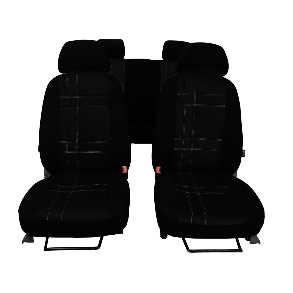 S-TYPE seat covers (eco leather) Ford Transit Double Cab VII 2014-2024 (7 places)