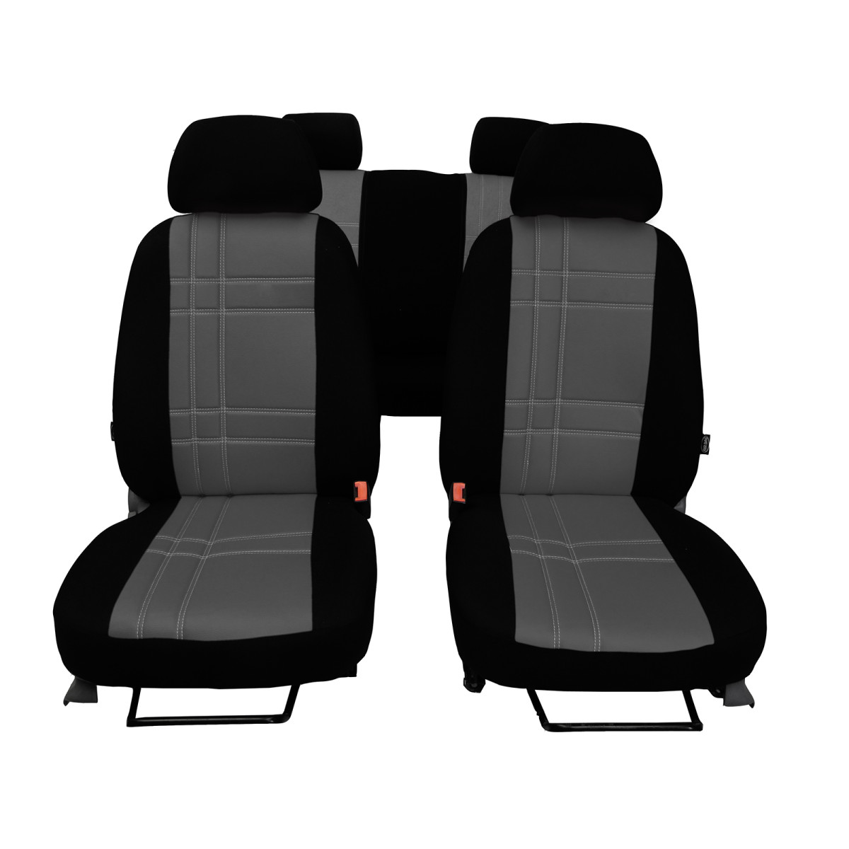 S-TYPE seat covers (eco leather) Ford Transit Double Cab VII 2014-2024 (7 places)
