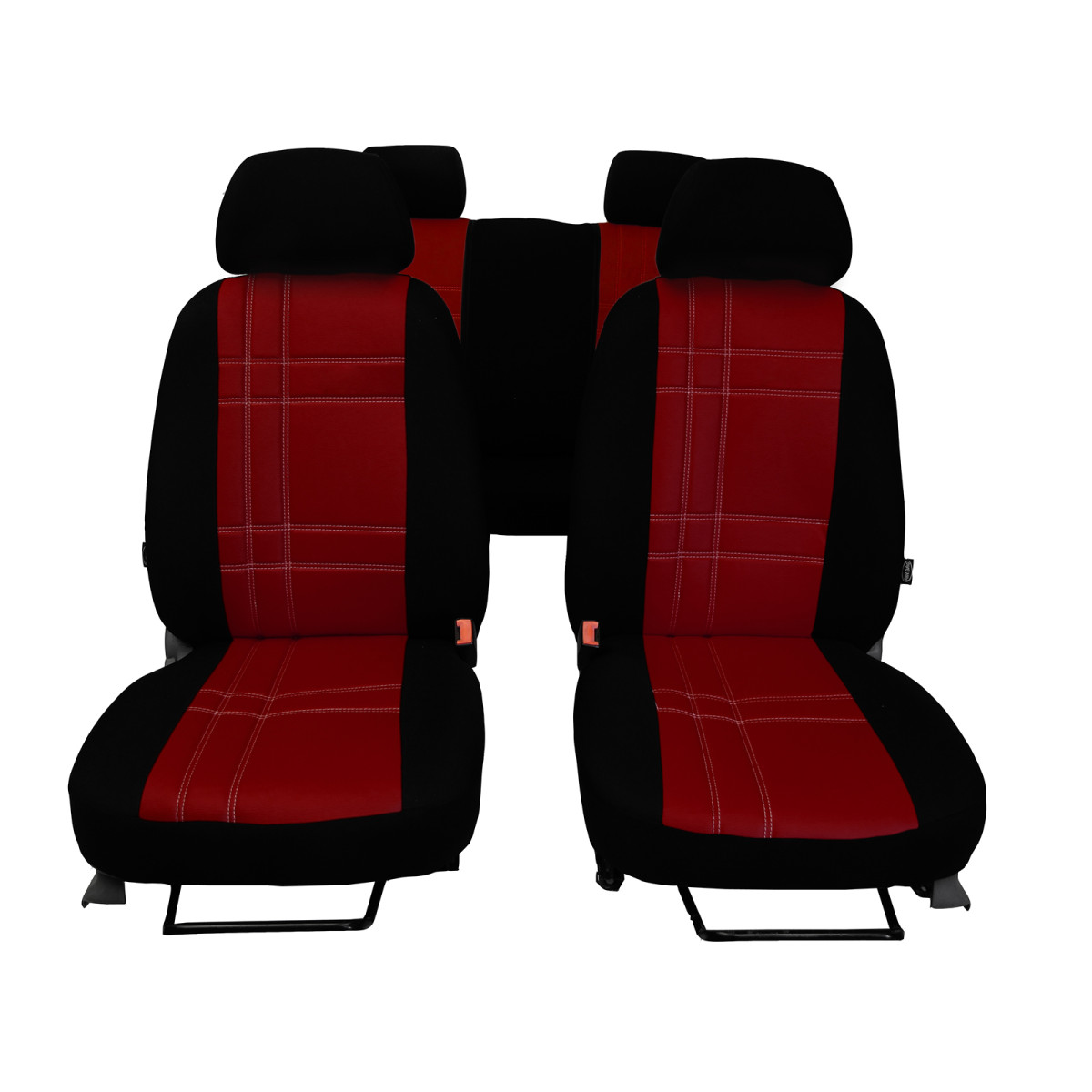 S-TYPE seat covers (eco leather) Ford Transit Double Cab VII 2014-2024 (7 places)