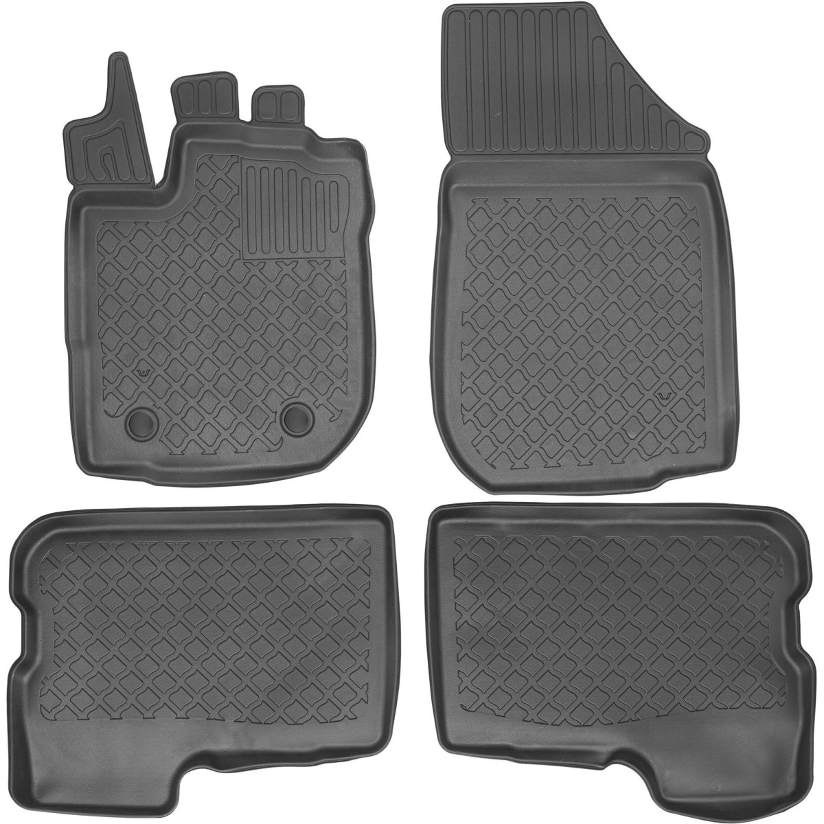 Salon mats Dacia Logan Sedan/Station wagon 2013-2020 Salon mats Dacia Logan Sedan/Station wagon 2013-2020