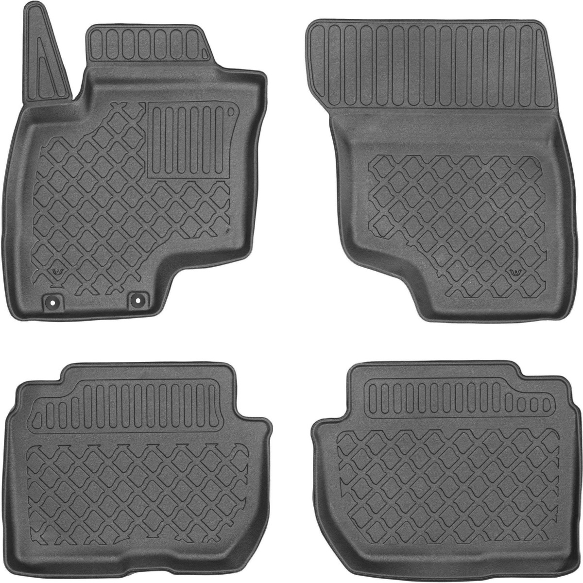 Salon mats Mitsubishi Outlander III PHEV Hybrid from 2012 Salon mats Mitsubishi Outlander III PHEV Hybrid from 2012