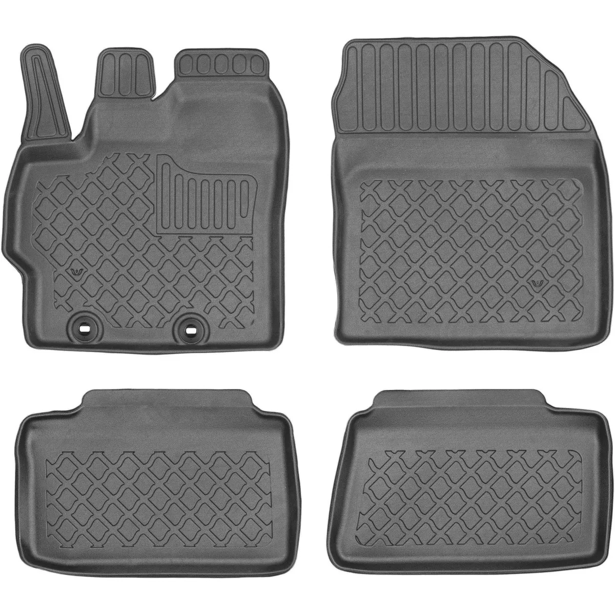 Salon mats Mazda 2 Hatchback from 2022 (Hybrid) Salon mats Mazda 2 Hatchback from 2022 (Hybrid)