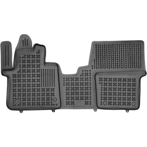 Rubber mats Citroen Spacetourer 2/3 places from 2016 (front)