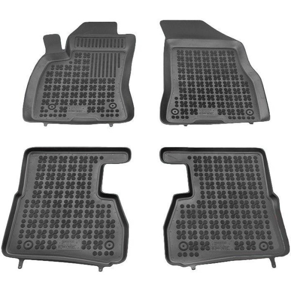 Rubber mats Fiat Doblo II from 2009 (5/7 places)
