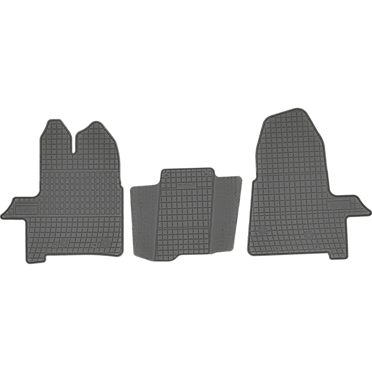 Rubber mats Ford Transit from 2019 (facelift / front) Rubber mats Ford Transit from 2019 (facelift / front)