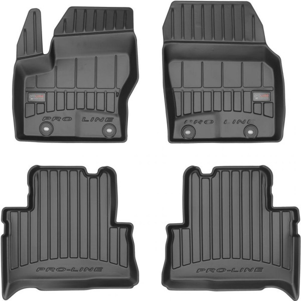Rubber mats Proline Ford C-Max II 2011-2019 (distance between car mat clips 25,5 cm)