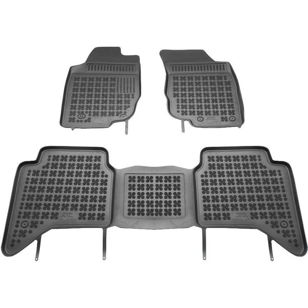 Rubber mats Toyota Hilux 4 doors 2005-2015