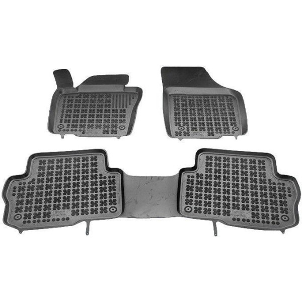 Rubber mats Volkswagen Sharan II 2010-2020 (5 places)