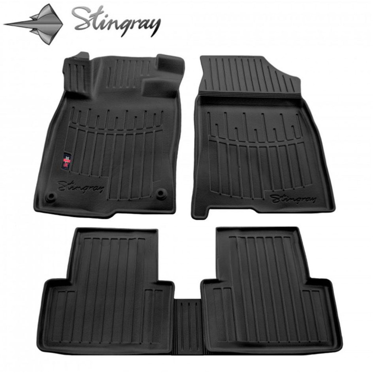 Rubber 3D mats HONDA Civic 4d/ 5d from 2017 5 pcs / black / 5008035 /  higher edges