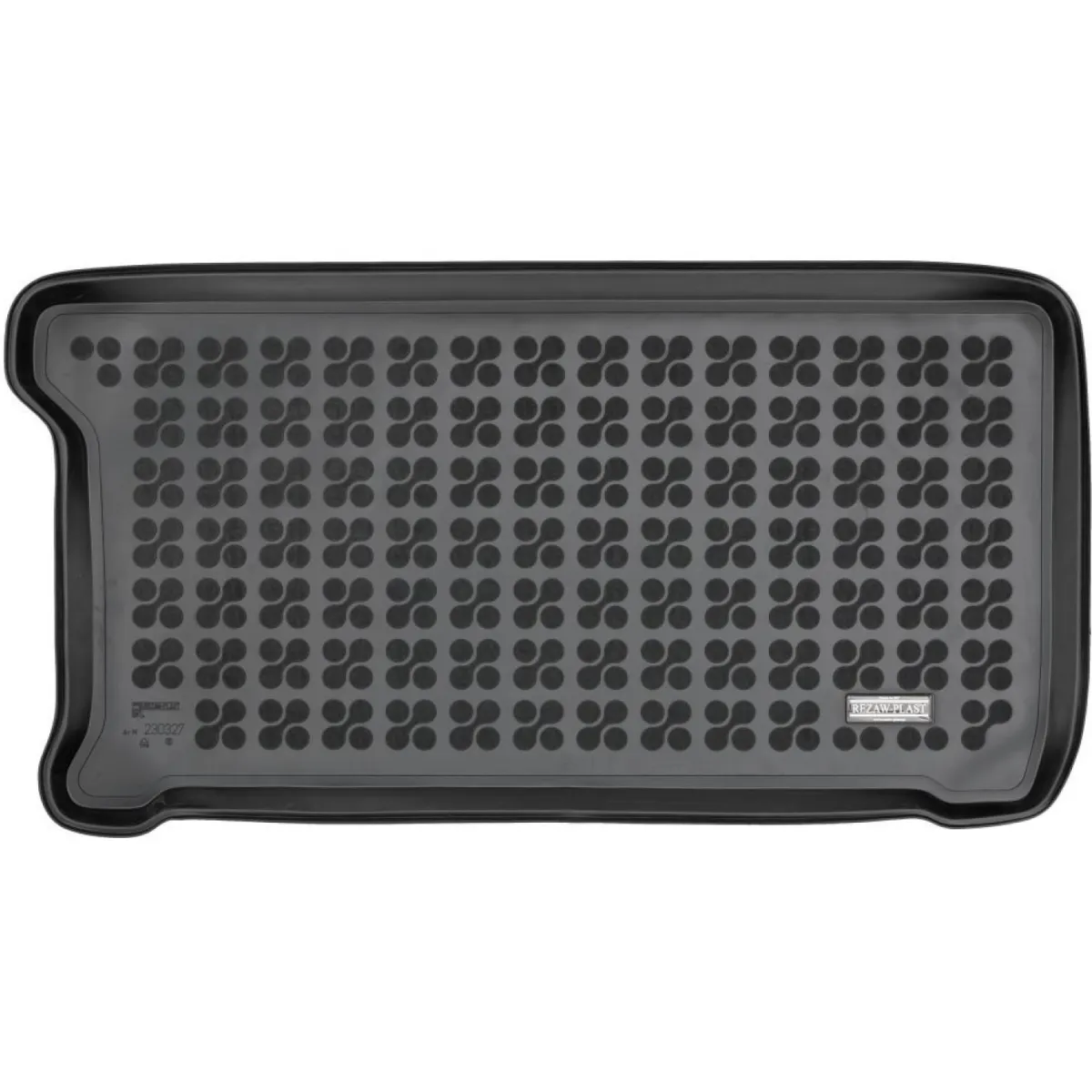 Rubber trunk mat Fiat 500 Hybrid from 2020 Rubber trunk mat Fiat 500 Hybrid from 2020