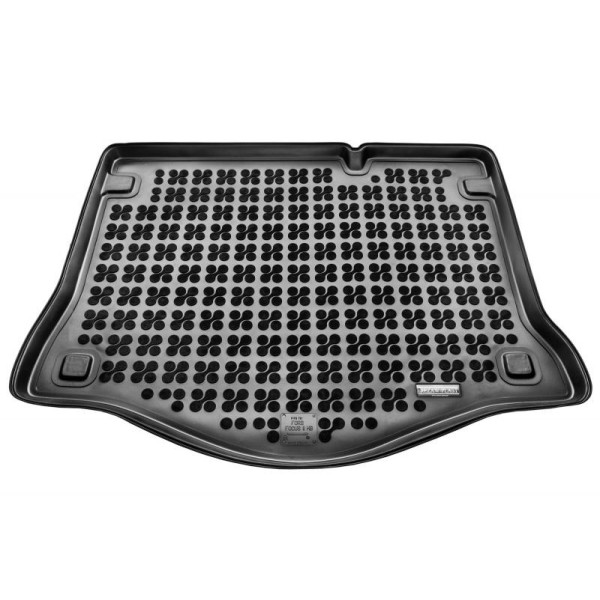 Rubber trunk mat Ford Focus Hatchback 2005-2011 (version with non-standard spare wheel)