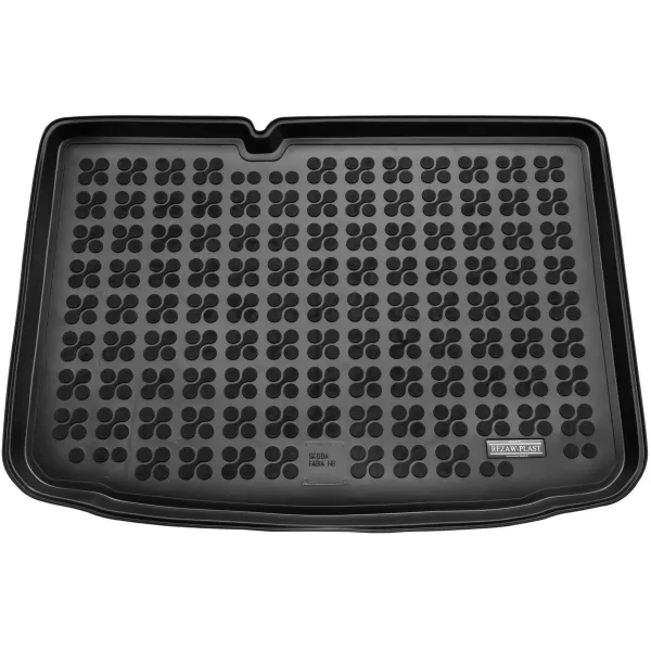 Rubber trunk mat Skoda Fabia III Hatchback from 2014