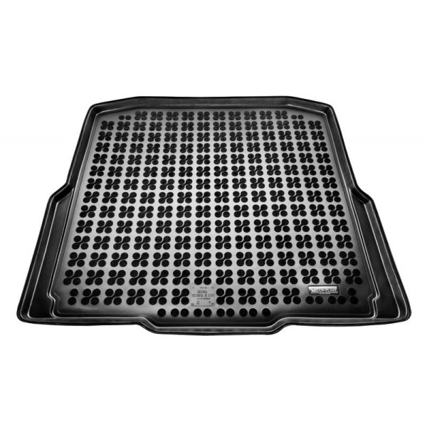 Rubber trunk mat Skoda Octavia III Wagon from 2013 (one-level boot)