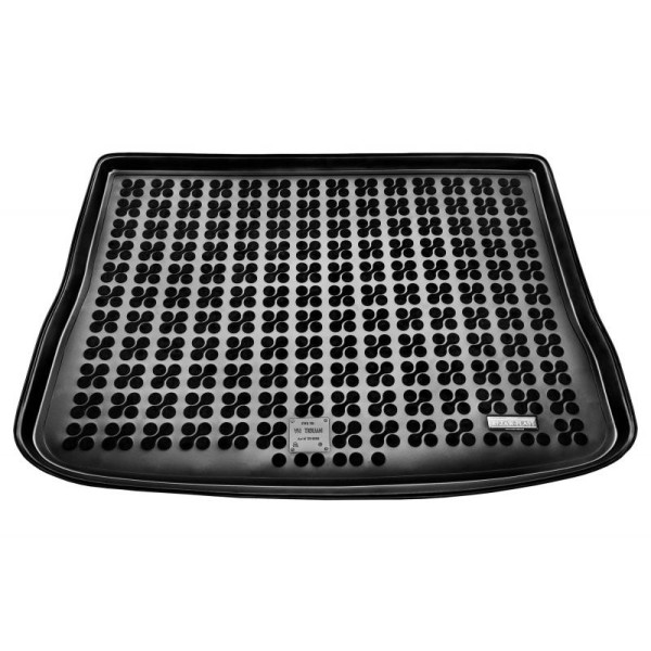 Rubber trunk mat Volkwagen Tiguan 2007-2016 (5 places / version with standard spare wheel)