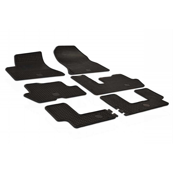 Rubber mats CITROEN C4 Grand Picasso 2006-2013 6 pcs. / 212646 / black