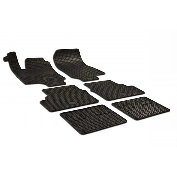 Rubber mats OPEL Zafira A 1999-2005 6 pcs / 211795 / black