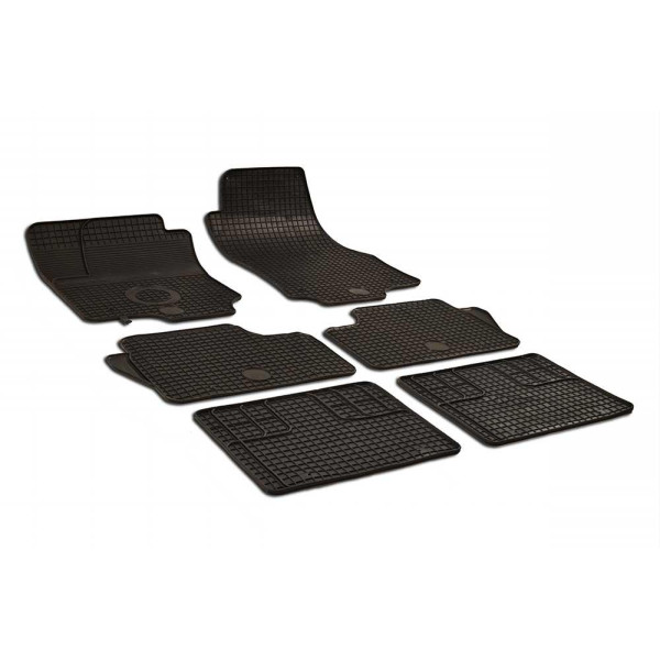 Rubber mats OPEL Zafira B 2005-2011 6 pcs / 214628 / black