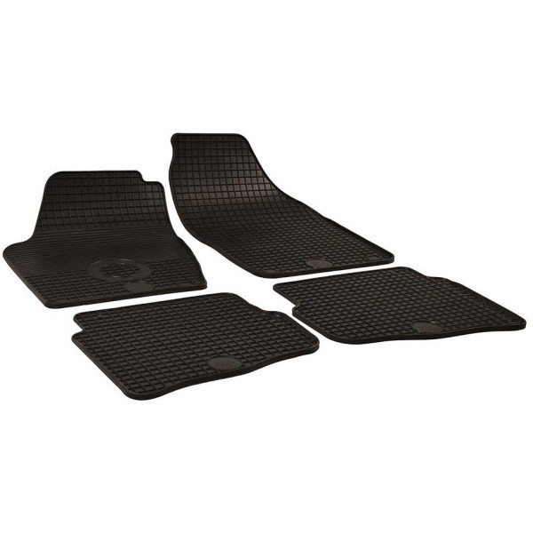 Rubber mats SEAT Ibiza 2003-2008 4 pcs / 213349 / black