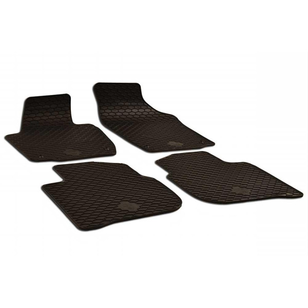 Rubber mats SKODA RAPID 2012-2019 / 217884 / black