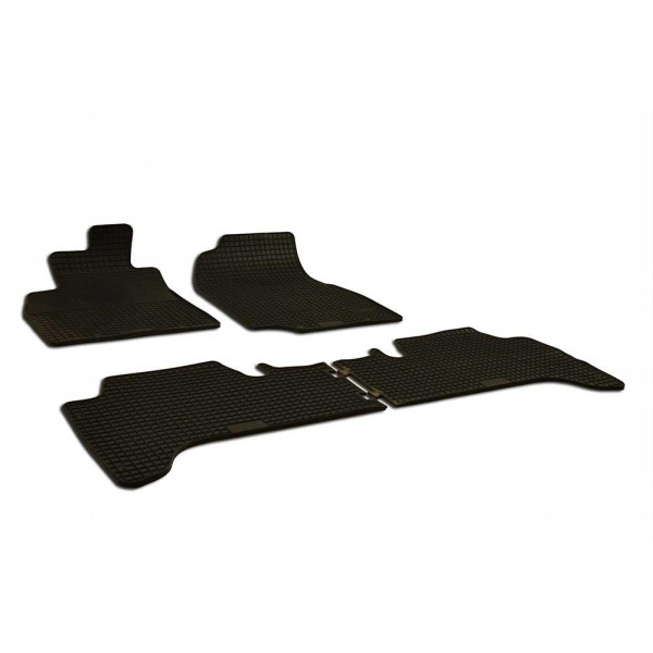 Rubber mats TOYOTA Land Cruiser 100 1998-2007 4 pcs / 211568 / black