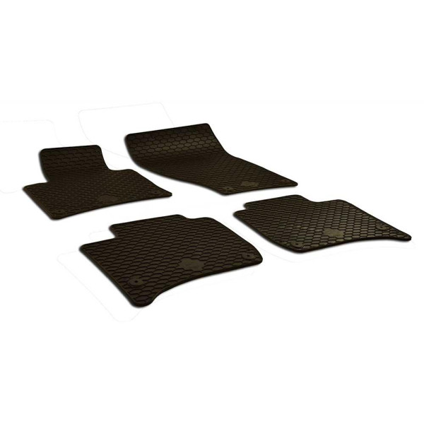 Rubber mats VW Touareg 2010-2018 4 pcs / 218564 / black