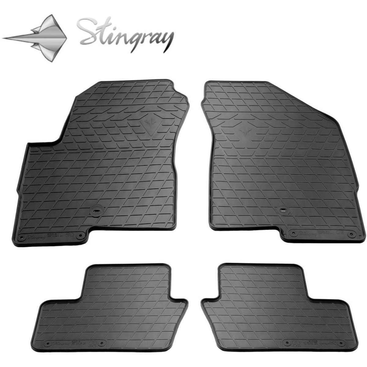 Rubber mats JEEP Patriot 2007-2016, 4 pcs / 1046054 Rubber mats JEEP Patriot 2007-2016, 4 pcs / 1046054