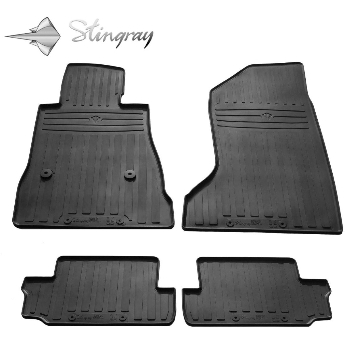 Rubber mats CHEVROLET Camaro VI from 2015 4 pcs / 1002134 Rubber mats CHEVROLET Camaro VI from 2015 4 pcs / 1002134