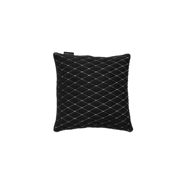 EVAtech Car Pillow 30x30 cm - black / white stitches