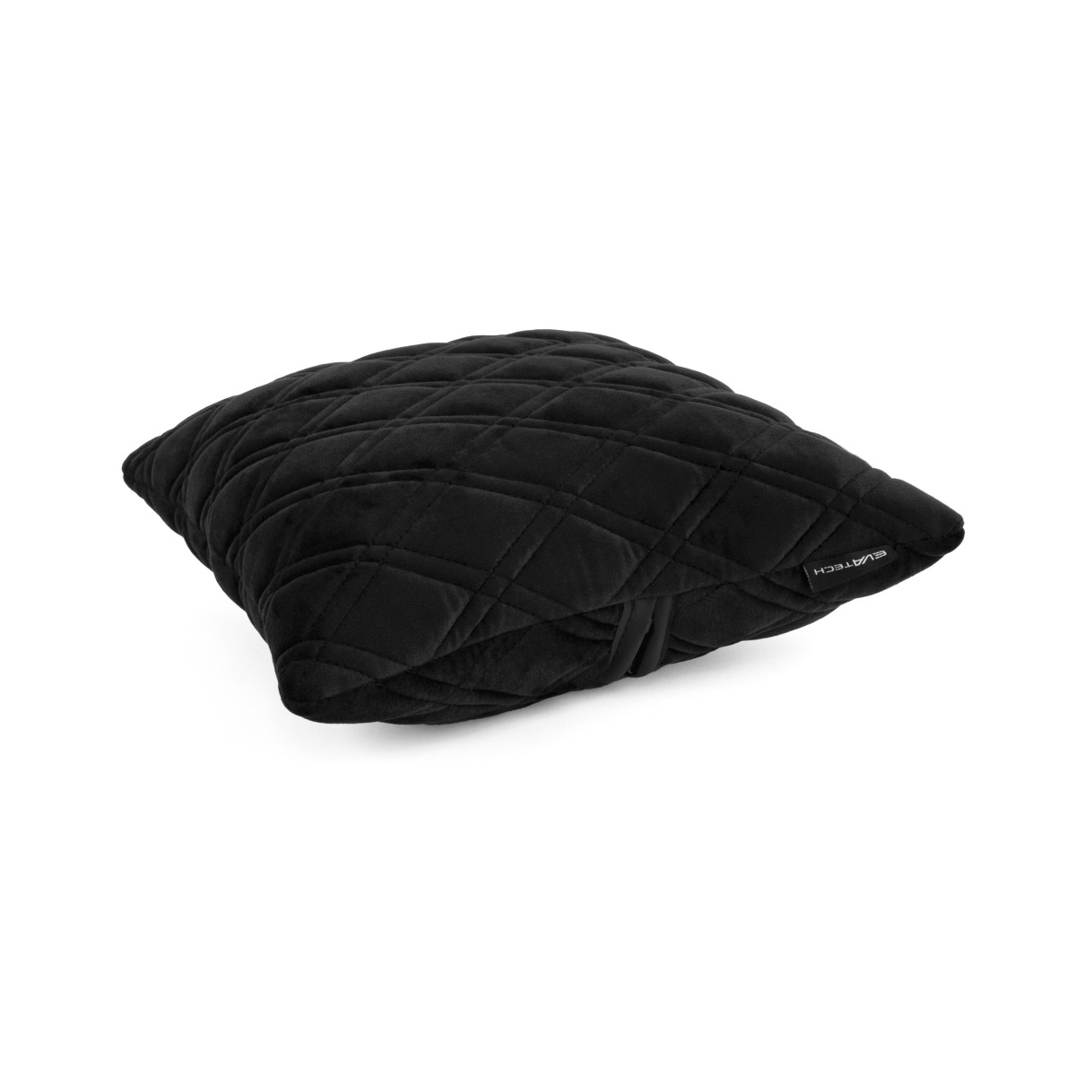 EVAtech Car Pillow 30x30 cm - black / black stitches EVAtech Car Pillow 30x30 cm - black / black stitches