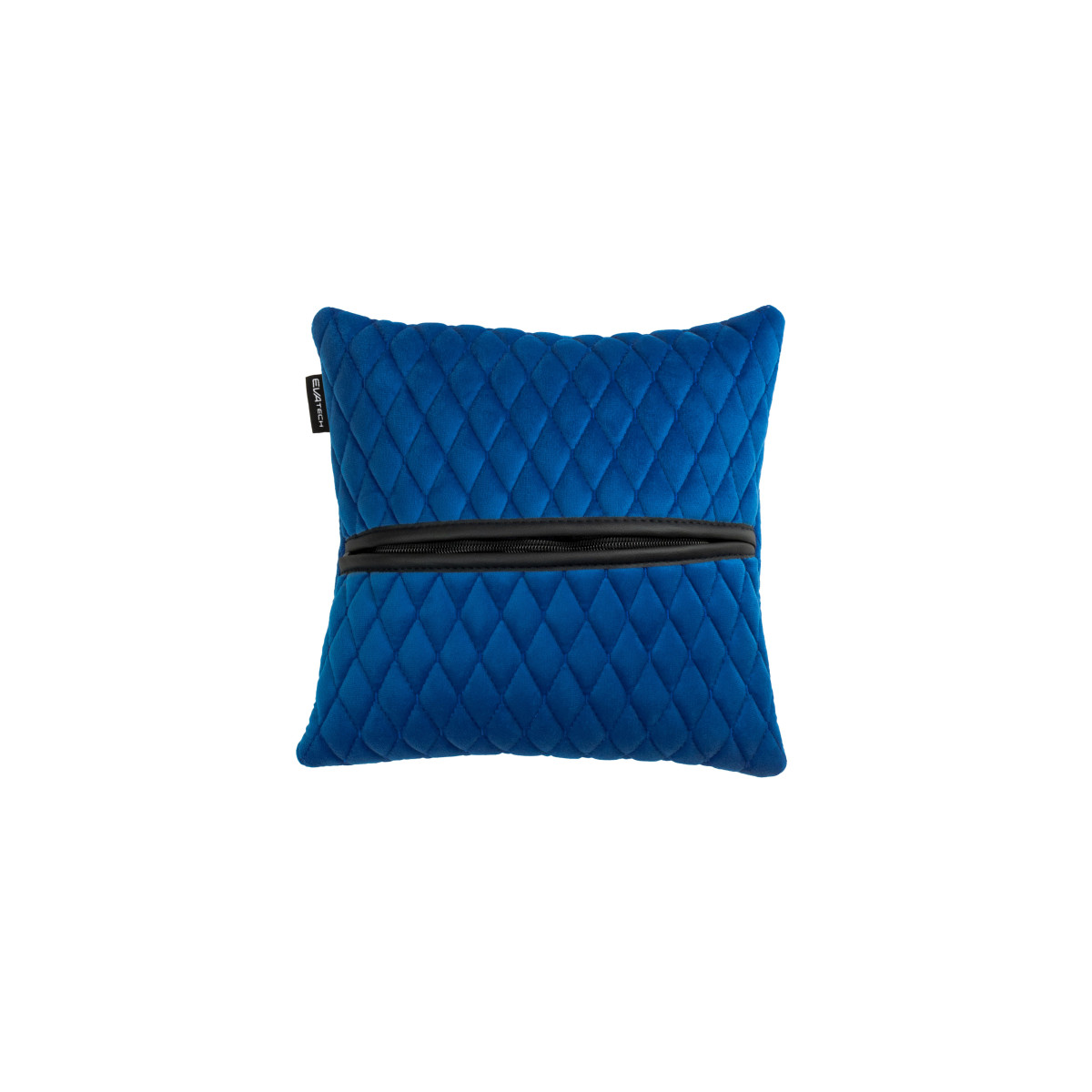 EVAtech Car Pillow 30x30 cm - blue / blue stitches EVAtech Car Pillow 30x30 cm - blue / blue stitches