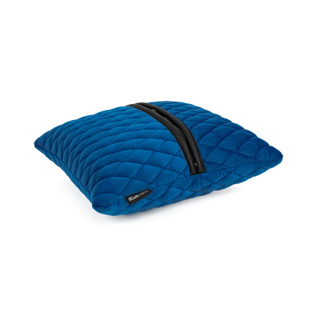 EVAtech Car Pillow 30x30 cm - blue / blue stitches EVAtech Car Pillow 30x30 cm - blue / blue stitches