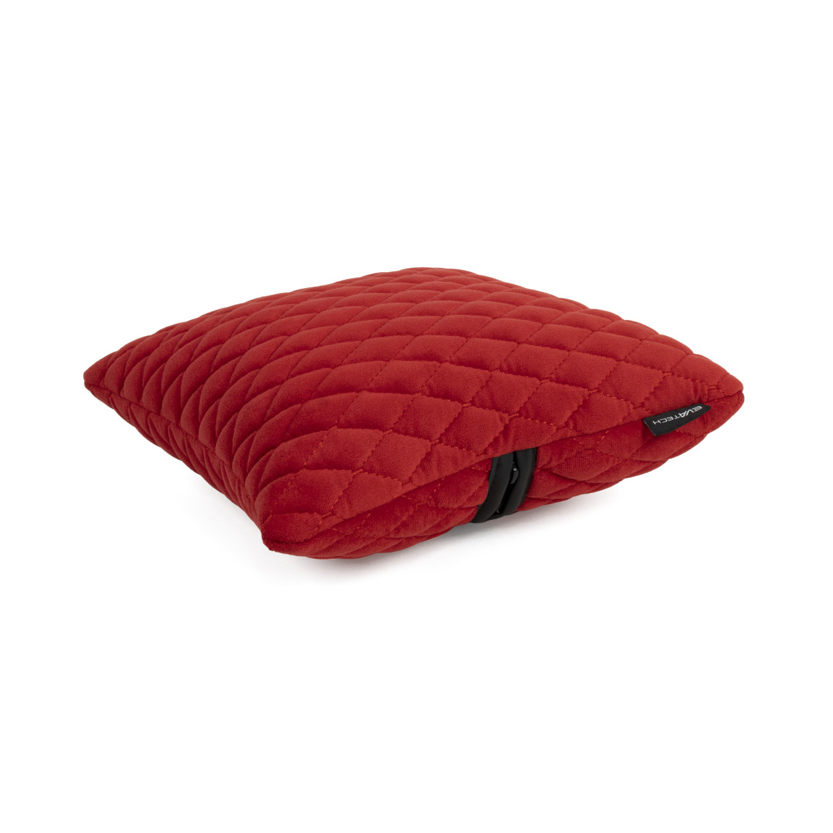 EVAtech Car Pillow 30x30 cm - red / red stitches EVAtech Car Pillow 30x30 cm - red / red stitches