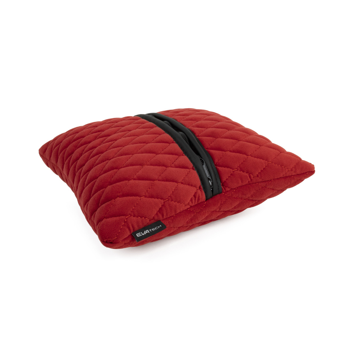 EVAtech Car Pillow 30x30 cm - red / red stitches EVAtech Car Pillow 30x30 cm - red / red stitches