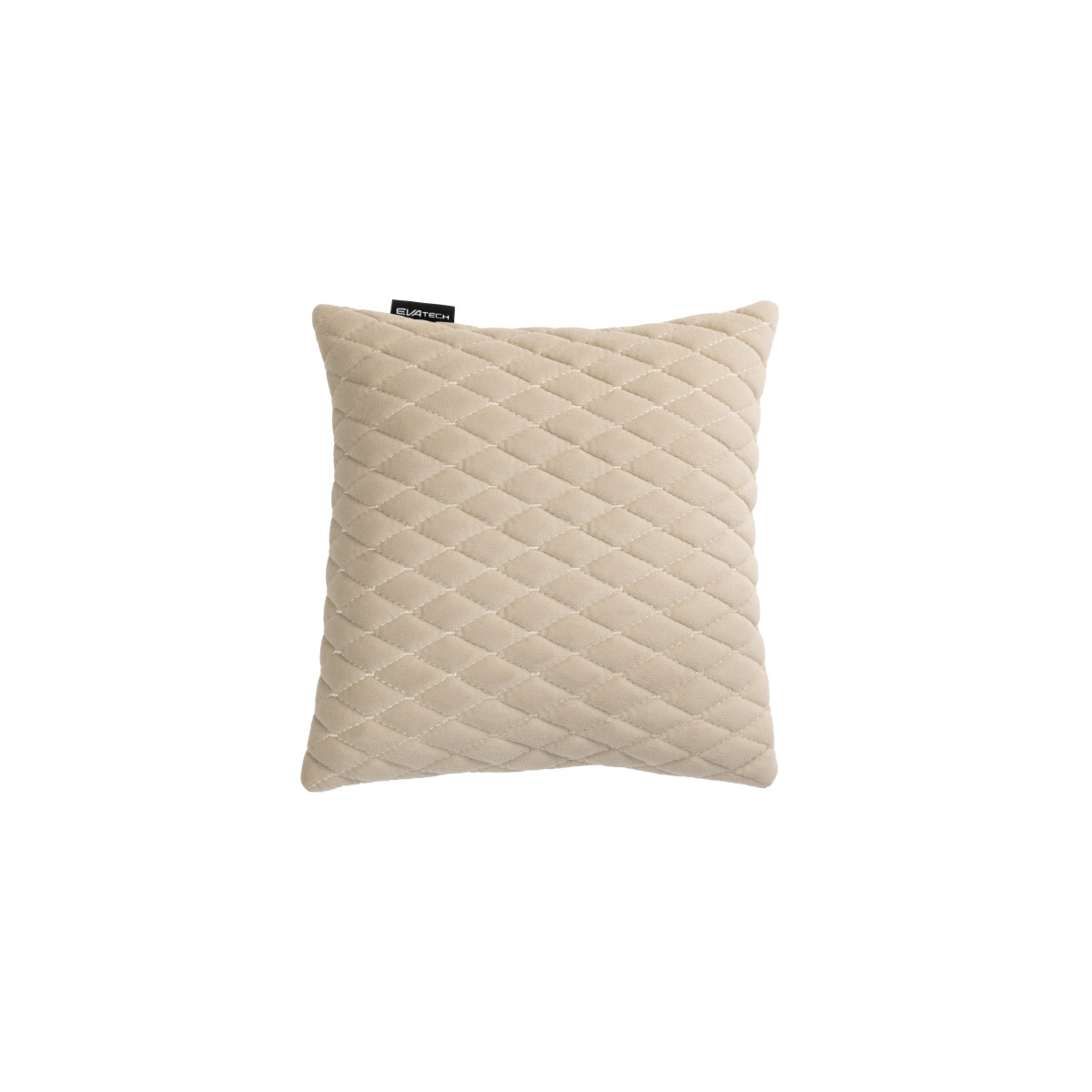 EVAtech Car Pillow 30x30 cm - beige / beige stitches EVAtech Car Pillow 30x30 cm - beige / beige stitches