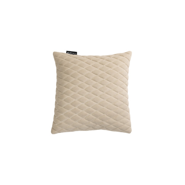 EVAtech Car Pillow 30x30 cm - beige / beige stitches