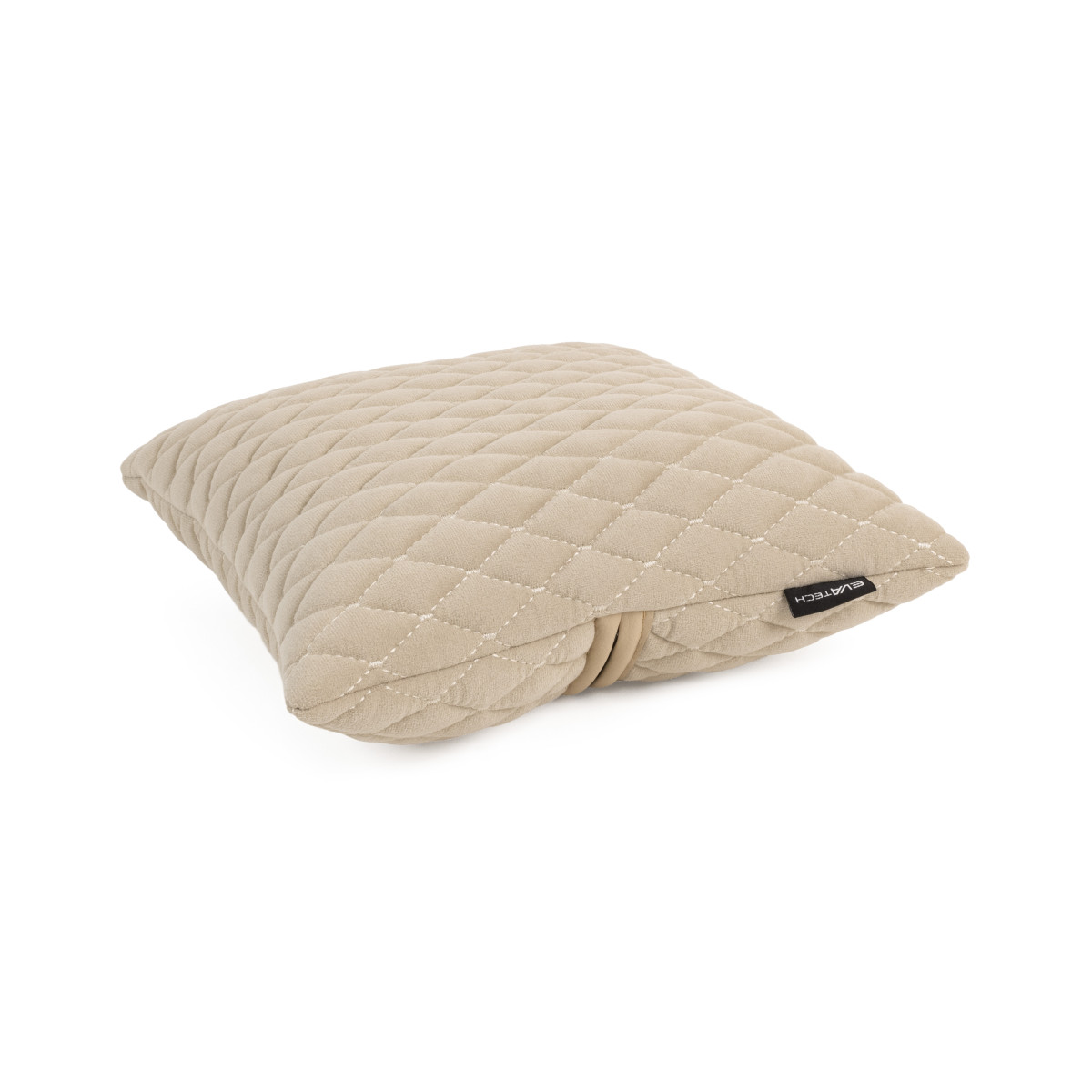 EVAtech Car Pillow 30x30 cm - beige / beige stitches EVAtech Car Pillow 30x30 cm - beige / beige stitches