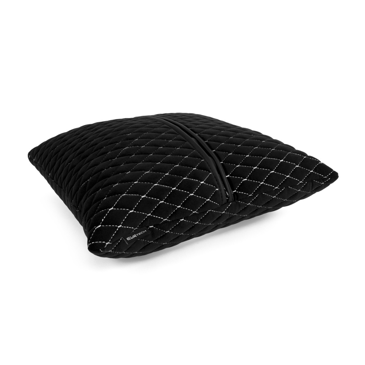 EVAtech Car Pillow 40x40 cm - black / white stitches EVAtech Car Pillow 40x40 cm - black / white stitches