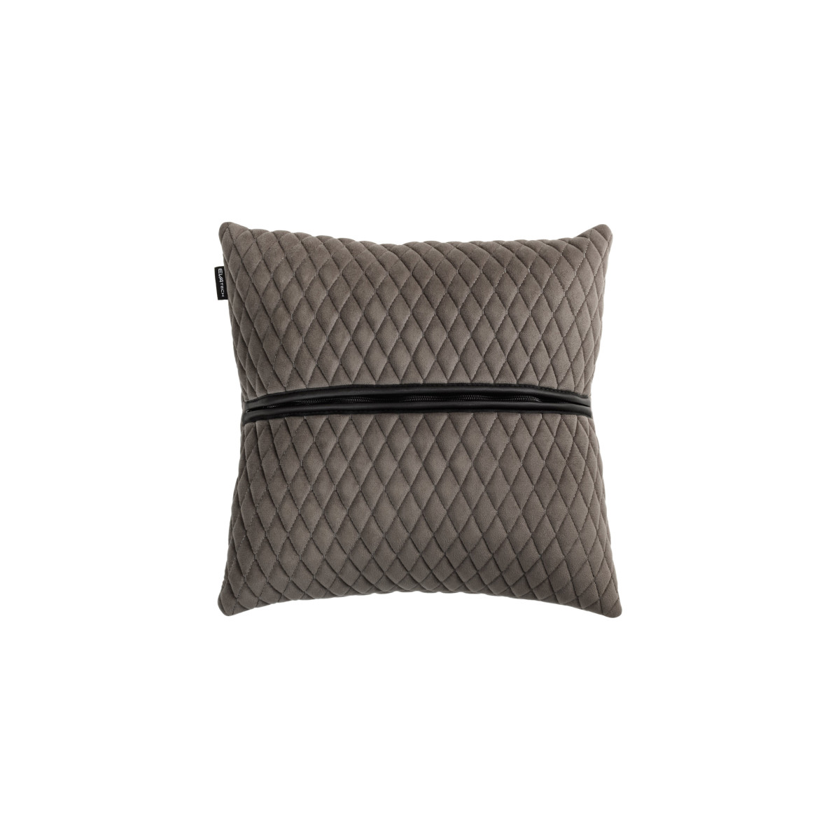EVAtech Car Pillow 40x40 cm - grey / gray stitches EVAtech Car Pillow 40x40 cm - grey / gray stitches