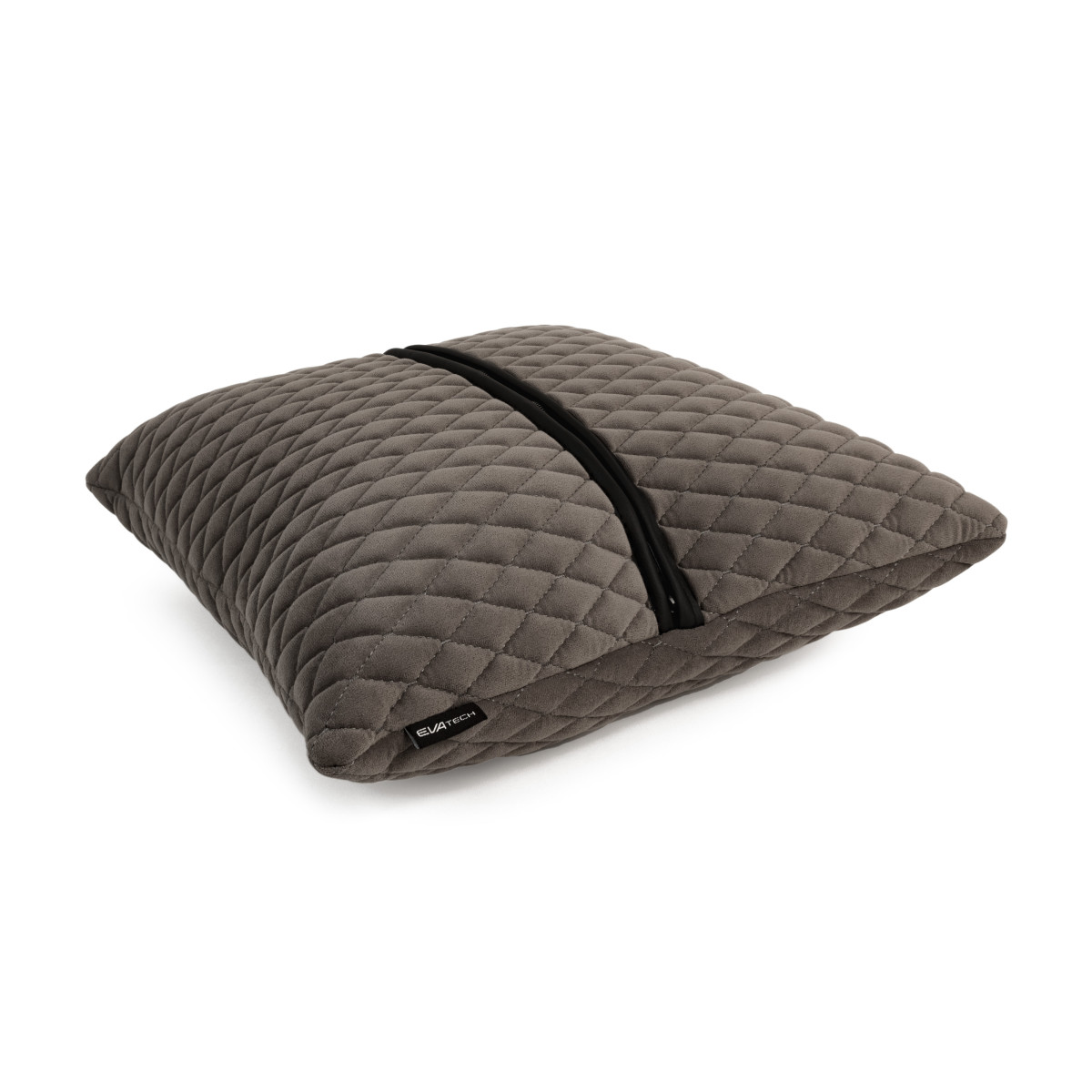 EVAtech Car Pillow 40x40 cm - grey / gray stitches EVAtech Car Pillow 40x40 cm - grey / gray stitches